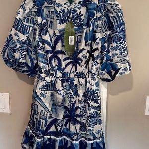 Farm Rio Sweet Rio Mini Dress Size Medium